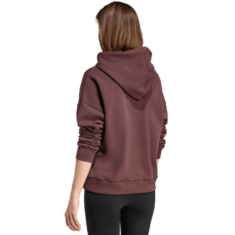 adidas Essentials Small Logo Feel Cozy Women's Sweatshirt Brown JV7314 In preparation Adidas