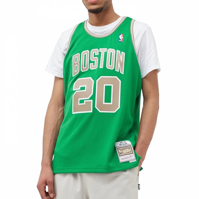 Mitchell &amp;Ness NBA Boston Celtics Swingman Jersey Celtics 07 Ray Allen SMJYGS20008-BCEKYGN07RAL Clothing/Lifestyle/T-shirts/Mitchell & Ness Your Sports Performance