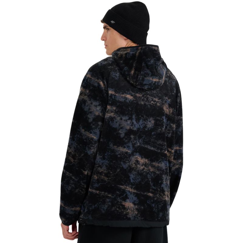 Men's fleece sweatshirt 4F M427 multicolor allover 4FWAW25TFLEM427 90A In preparation Your Sports Performance