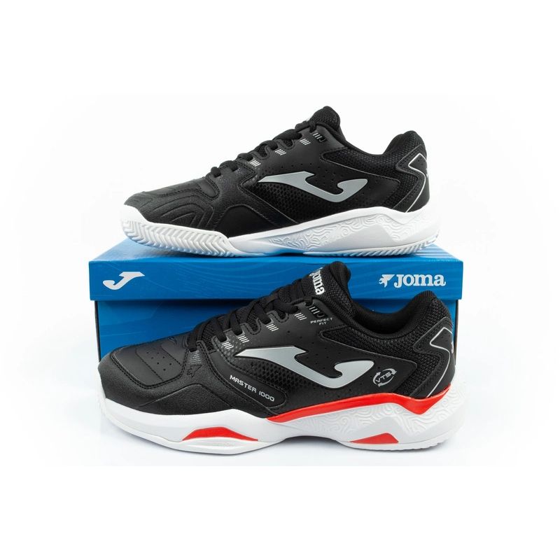Joma Master men's padel sports shoes, tennis court shoes, black Joma