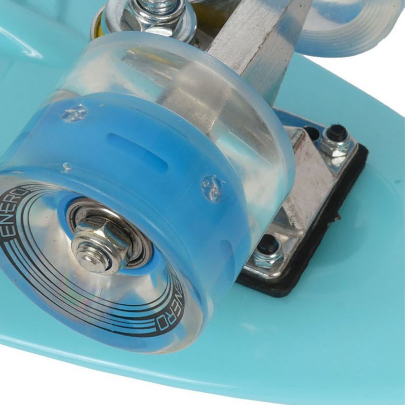 Plastic skateboard 22" Led Enero blue 1007366 Accessories/Skating Your Sports Performance