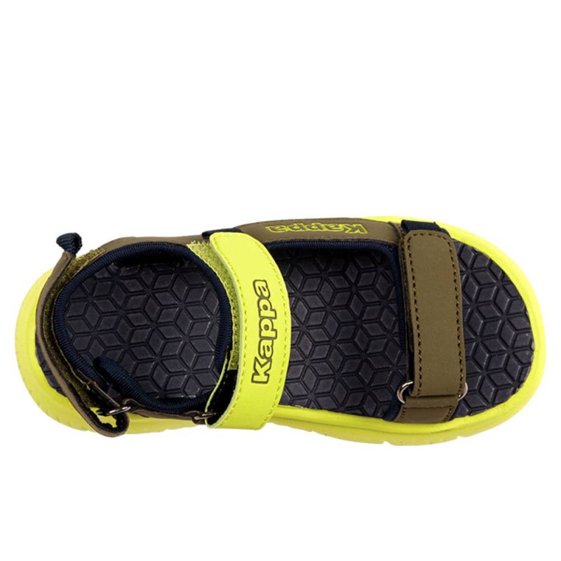 Kappa Kana MF K summer children's sports sandals yellow/green (260886MFK-3331) In preparation Your Sports Performance