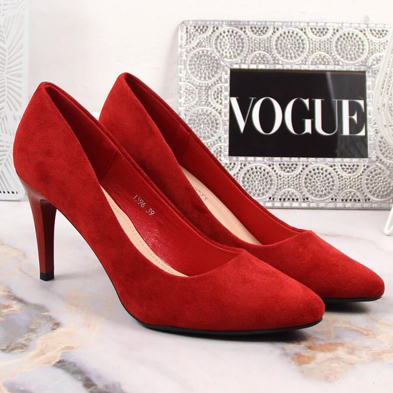 Sergio Leone W SK379K red suede high heels Footwear/Lifestyle/Sergio Leone Your Sports Performance