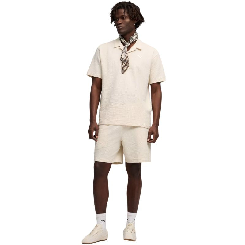 Puma ESS Elevated Material Men's Shorts Beige 692057 87