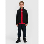 Regular fleece with stand-up collar for boys 4F 4FJRAW25TFLEM490-20S *Kategoria tymczasowa Your Sports Performance