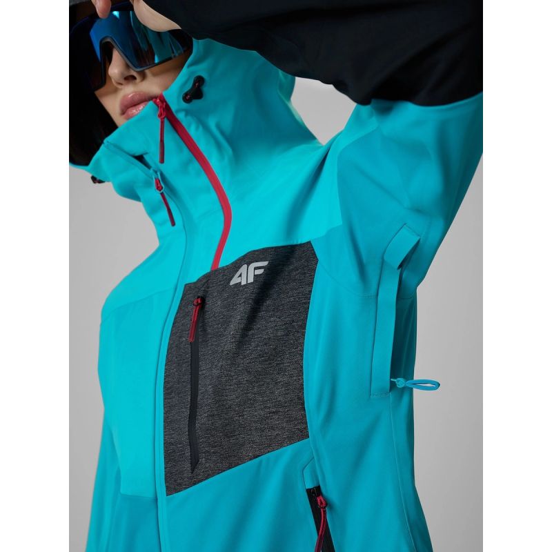 4F PRO windproof softshell jacket, 10000 membrane, women's 4F 4FWSS26TSOFF542-48S