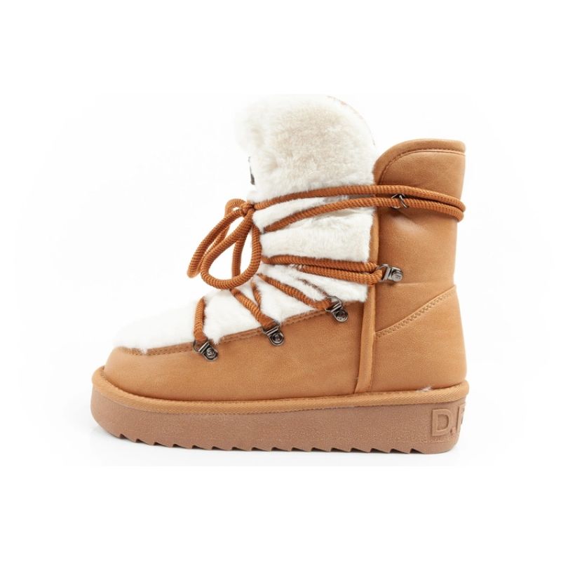 D.Franklin women's winter snow boots, fashionable fur lining, high D.Franklin