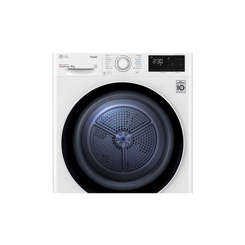 LG RH80V3AV6N Freestanding Front Loading Tumble Dryer 8kg A++ White AGD - Produkty/Pralki wolnostojące Your Sports Performance
