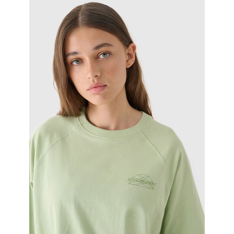 Women's oversize printed T-shirt 4F 4FRAW24TTSHF2583-44S 4f
