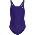 Adidas V-back purple kids' swimsuit KS2955