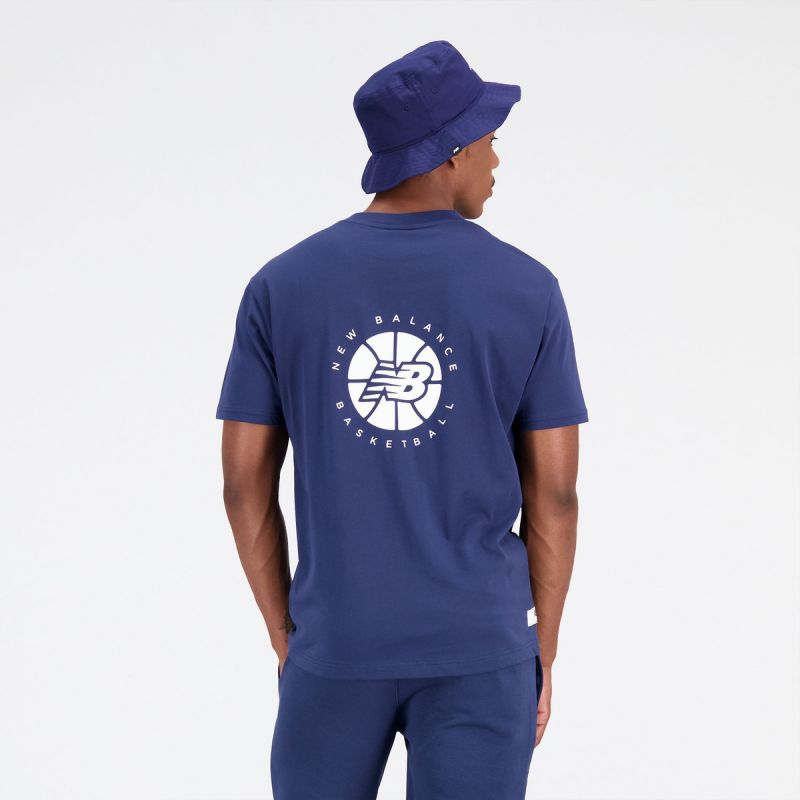 New Balance Top NB Hoops Essentials Fundamental NNY M T-shirt MT23582NNY Clothing/Lifestyle/T-shirts/New Balance New Balance