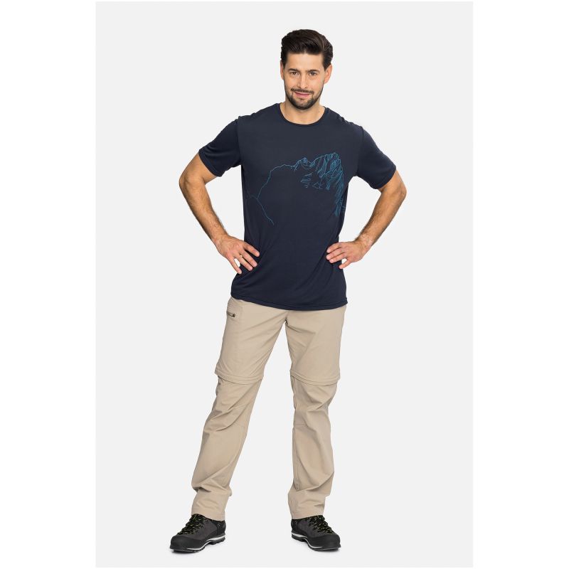 VIKING Morain Bamboo Man Men’s T-Shirt, Navy Blue