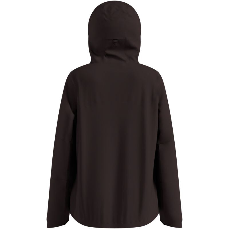 Odlo X-ALP 3L Jacket Women's Hardshell Rain Jacket, Brown