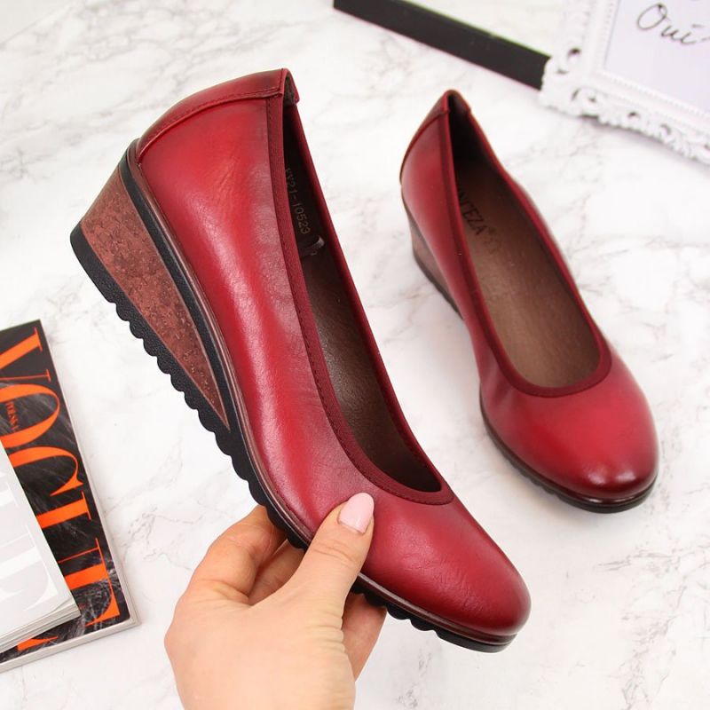Red wedge pumps W Vinceza Footwear/Outdoor/Alpinus Your Sports Performance