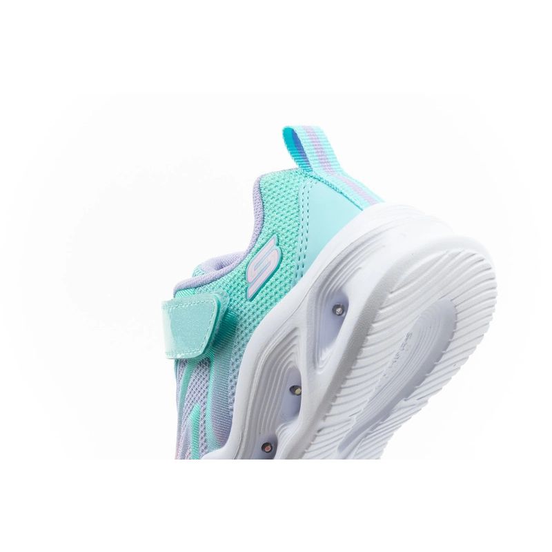 Skechers Color Breeze LED Children's Sports Shoes for Girls Turquoise Skechers