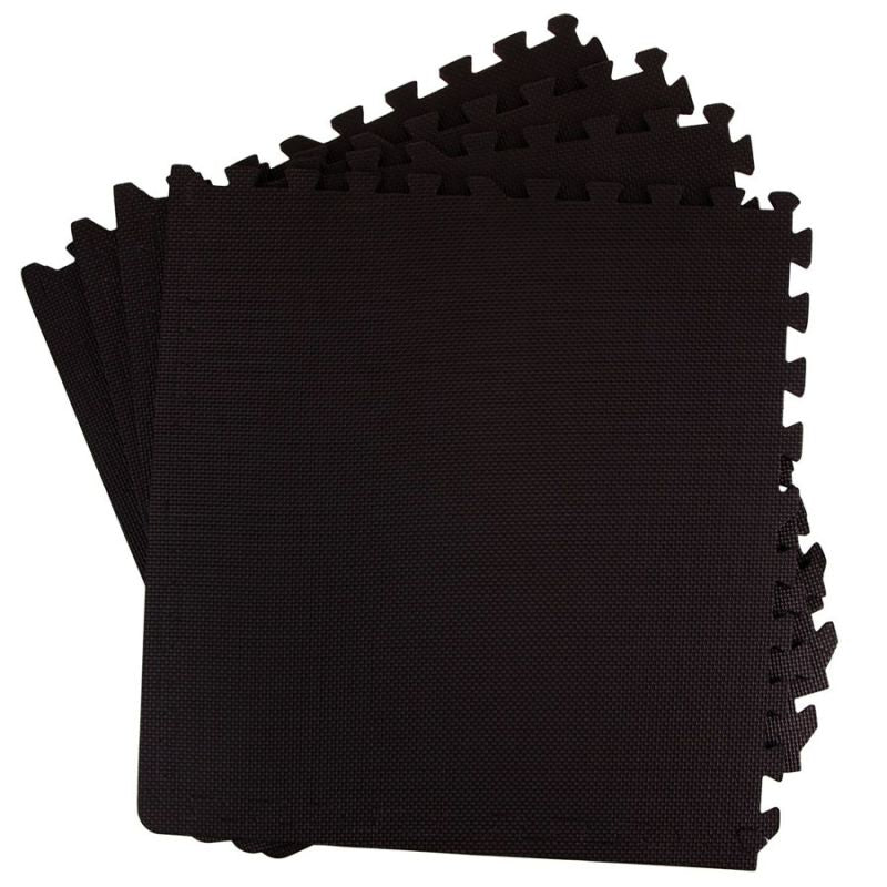 EB FIT puzzle exercise mat 60x60x1.0cm 4 pcs black In preparation Your Sports Performance