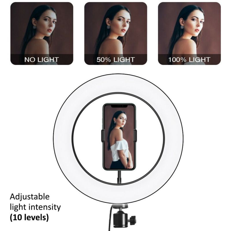 MACLEAN RING LAMP 10" LED12W FOR SELFIE WITH TRIPOD MCE610 In preparation Your Sports Performance