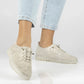 Beige leather shoes with elastic bands Filippo DP7810 Filippo