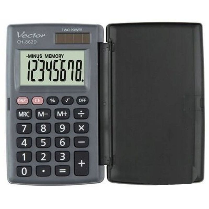 Vector KAV CH-862D Flip Pocket Calculator, Gray In preparation Your Sports Performance
