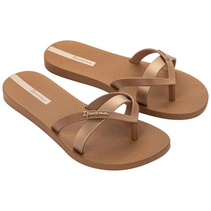 Ipanema Kirei women's flip-flops, fashionable and comfortable, brown for the beach