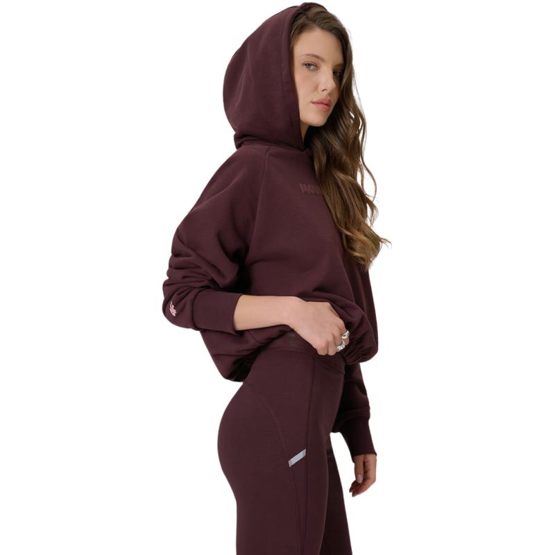 Women's sweatshirt 4F F2175 dark brown 4FWSS26TSWSF2175 80S