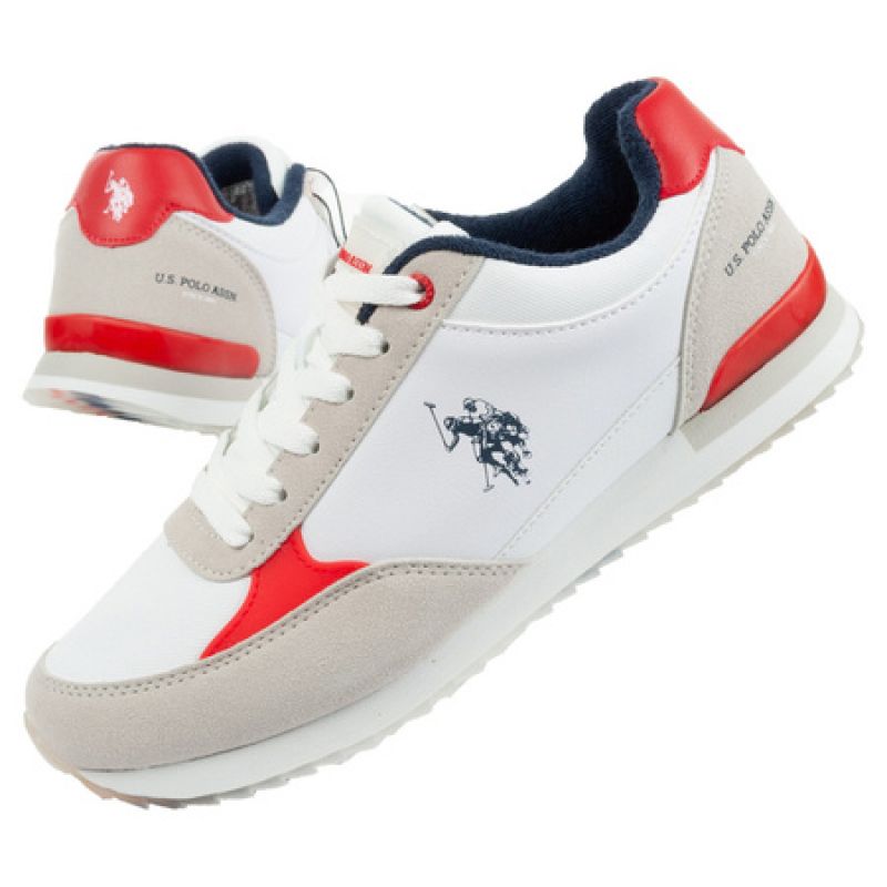 US Polo ASSN trainers. M UP21M48062-WHI-RED01 Footwear/Lifestyle Your Sports Performance