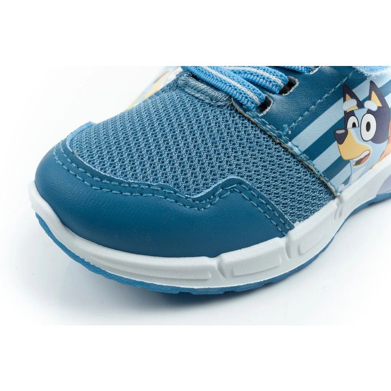 Leomil children's sports shoes Bluey sneakers, lightweight, with Velcro, LED, blue