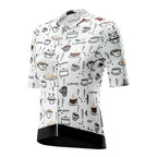 Rockbros 15110005005 Women's Short Sleeve Cycling Jersey L - White