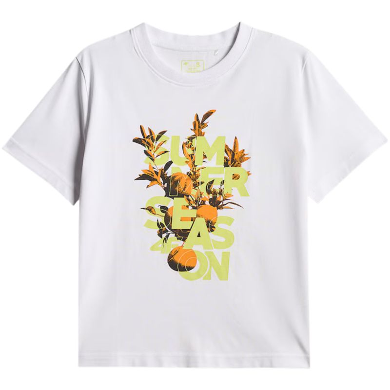 Women's T-shirt 4F F2721 white 4FWSS26TTSHF2721 10S