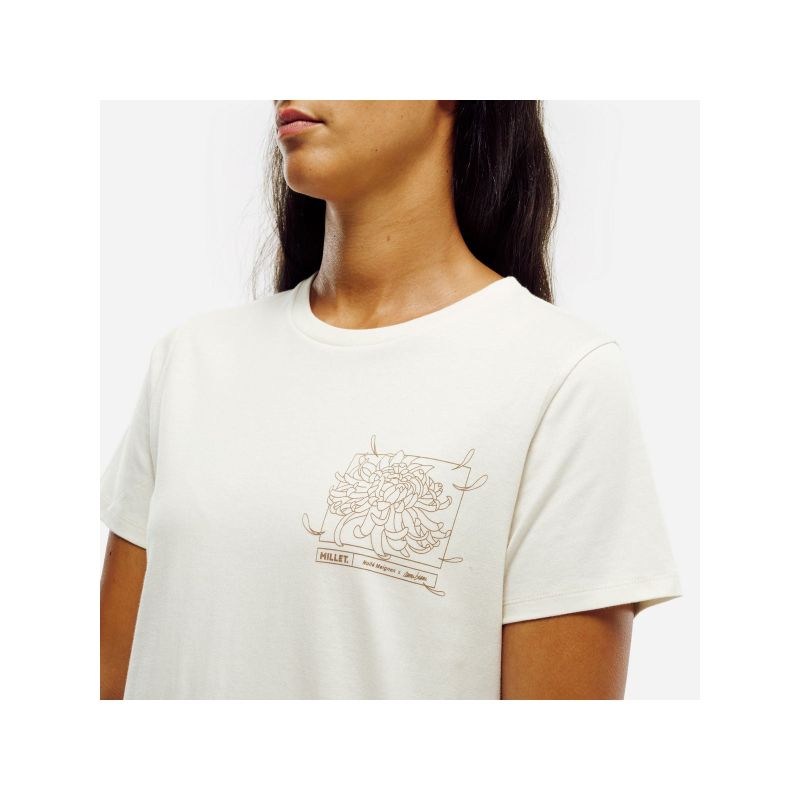 MILLET Cimaï Collab Ts Ss W women's t-shirt beige