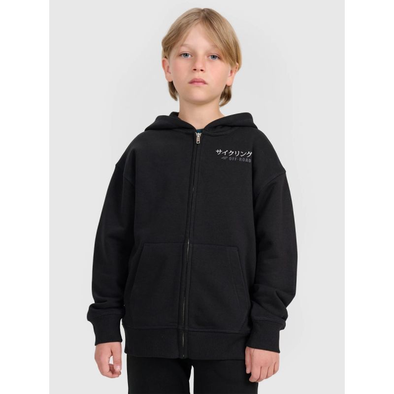 Boy's zip-up hoodie sweatshirt 4F 4FJRAW25TSWSM2346-20S *Kategoria tymczasowa Your Sports Performance