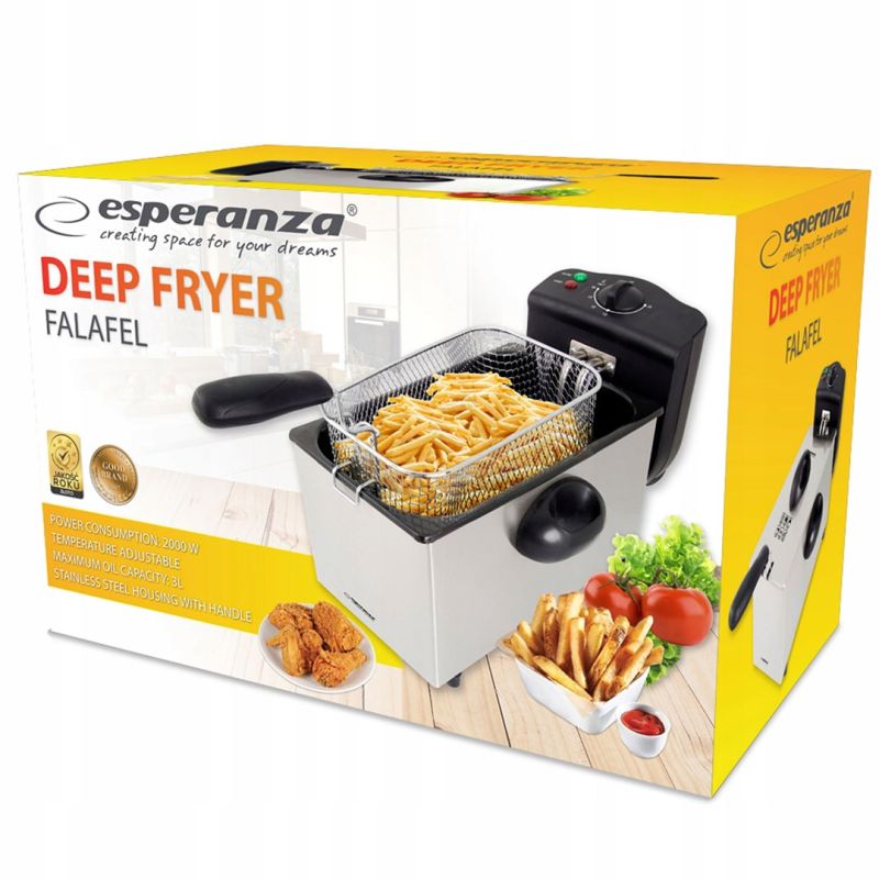 ESPERANZA FALAFEL FRYER 3L EKG010 AGD - Produkty/Frytownice Your Sports Performance