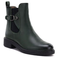 Women's ankle boots, insulated, green, M.Daszyński SA252-7
