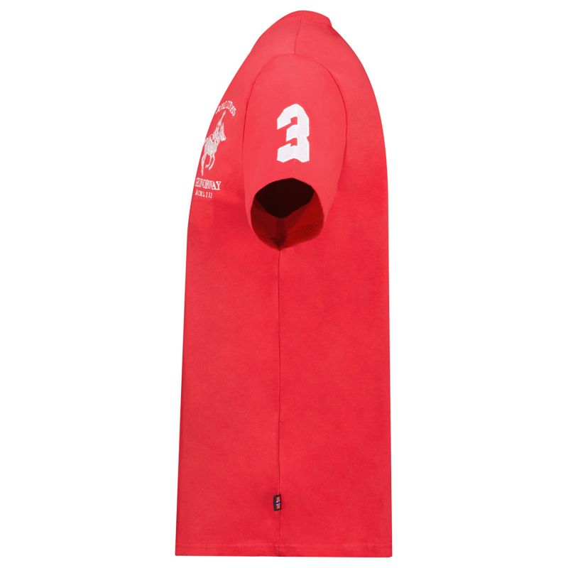 Geographical Norway Jequestre T-shirt 254 M SY1305H/GN-Red Clothing/Lifestyle/T-shirts/ Geographical Norway Your Sports Performance