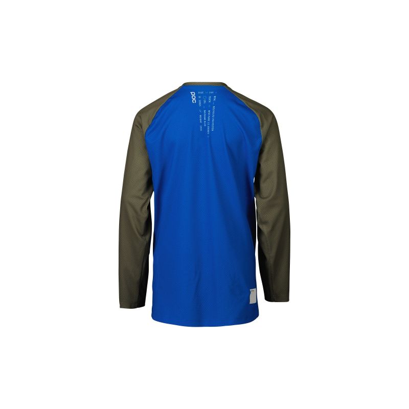 POC Y's Essential MTB LS Jersey Blue Green