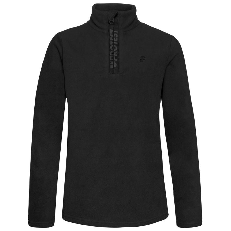 Protest Perfecty Jr. Children's turtleneck sweatshirt, elastic material, black (P3810400/290) In preparation Your Sports Performance