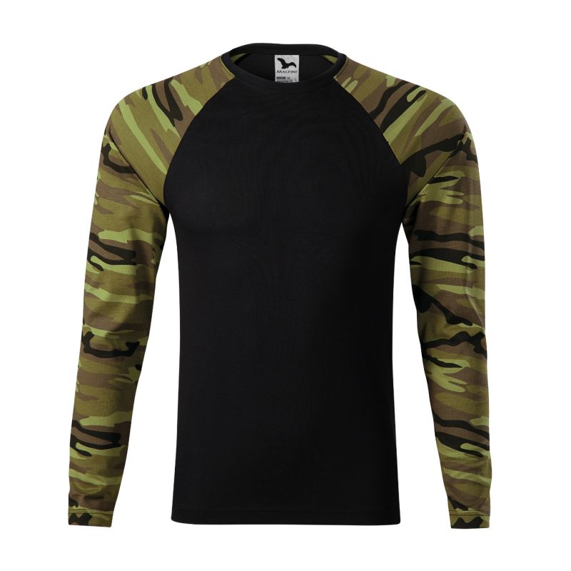 Malfini Camouflage LS M T-shirt MLI-16634 camouflage green Clothing/Lifestyle/T-shirts/Malfini Malfini