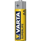 VARTA Superlife R6 AA zinc-carbon battery pack (Zn-C; x 4) Baterie, akumulatorki i ładowarki/Baterie Your Sports Performance