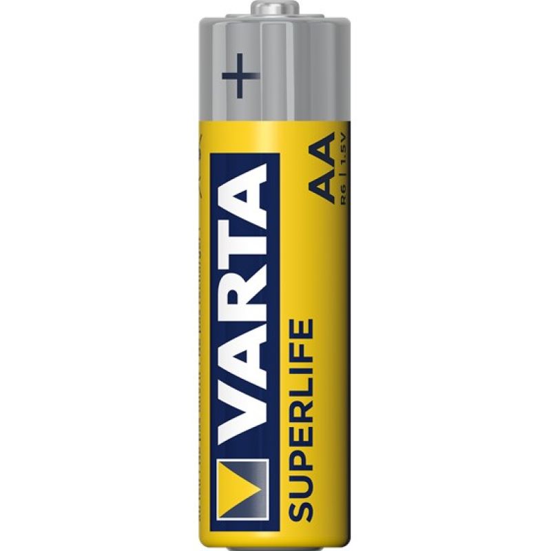 VARTA Superlife R6 AA zinc-carbon battery pack (Zn-C; x 4) Baterie, akumulatorki i ładowarki/Baterie Your Sports Performance