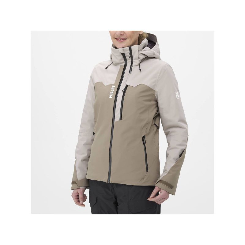 MILLET W Snowbasin Jkt Jacket Beige Import z PMSport Your Sports Performance