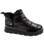 GAP Women's Shoes Alabama Winter Ankle Boots Black Slip-On