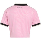 adidas Juventus 26/27 Away Cropped Jersey Women's Pink/Black KB8842