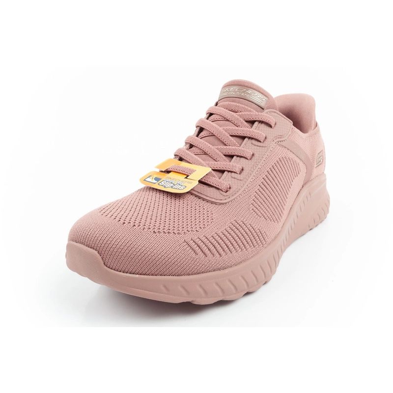 Skechers Bobs Squad-Chaos women's comfortable SLIP-INS sports shoes pink In preparation Your Sports Performance
