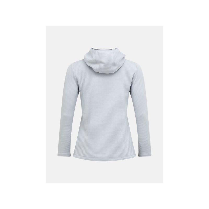 Women's PEAK PERFORMANCE W Trail Polartec Power Grid Zip Hoodie, Gray
