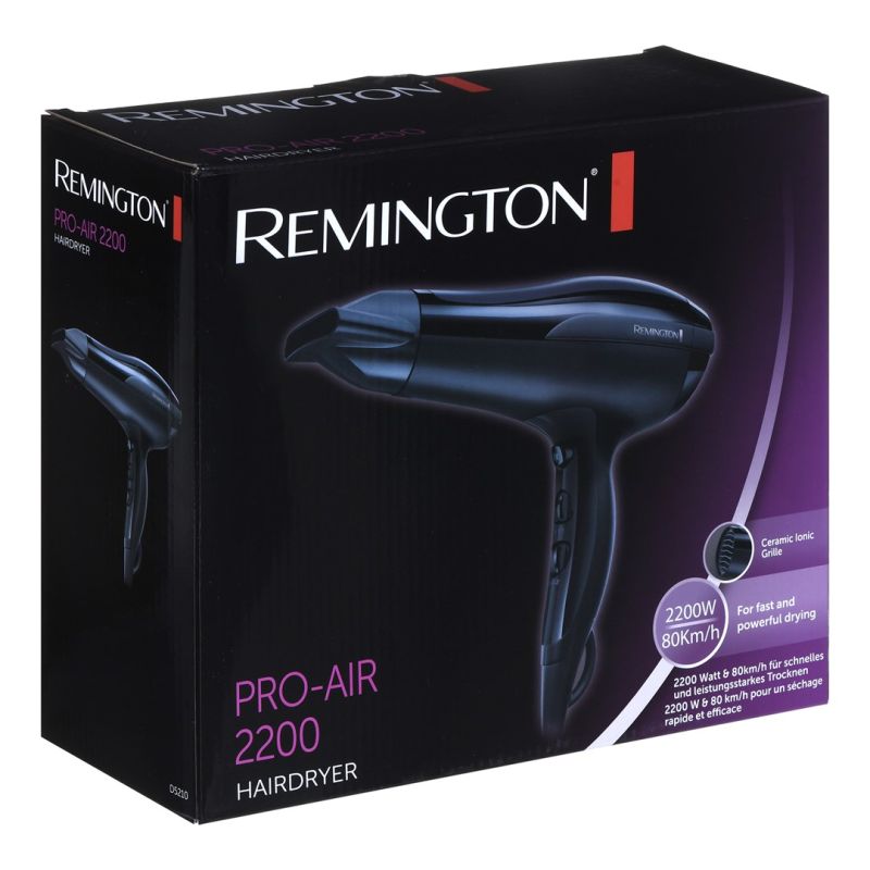 REMINGTON D5210 Hair Dryer (2200W; Black) AGD - Produkty/Suszarki do włosów Your Sports Performance