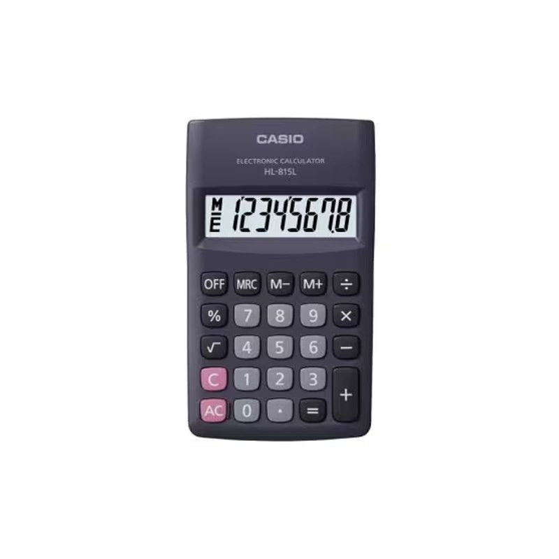 CASIO Pocket Calculator HL-815L-BK BOX, 8-digit, 69.5x118mm, black In preparation Your Sports Performance