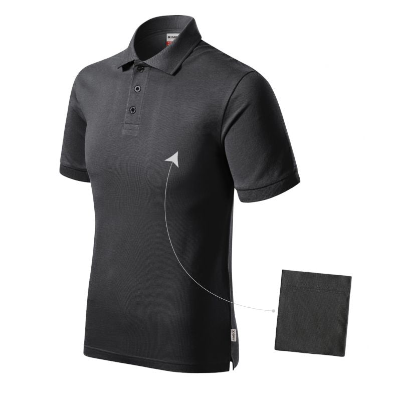 Men's Resist Heavy Polo Shirt (ebony gray 94 (brand label)) Clothing/Lifestyle/T-shirts/Malfini/Polo Your Sports Performance
