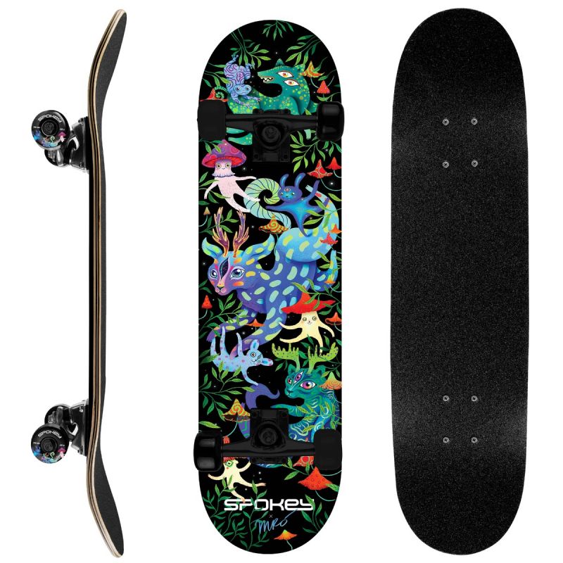 Spokey skateboard with glowing graphics Ollie SPK-942542 Accessories/Skating Your Sports Performance