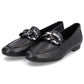Comfortable leather shoes with a chain Remonte W RKR645, black Footwear/Lifestyle/Rieker Your Sports Performance