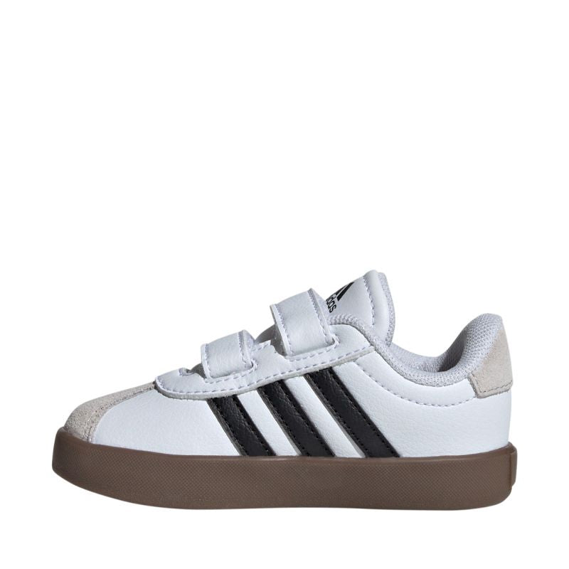 Adidas VL Court 3.0 Skateboarding Shoes for Kids White and Gray ID9157 Footwear Your Sports Performance